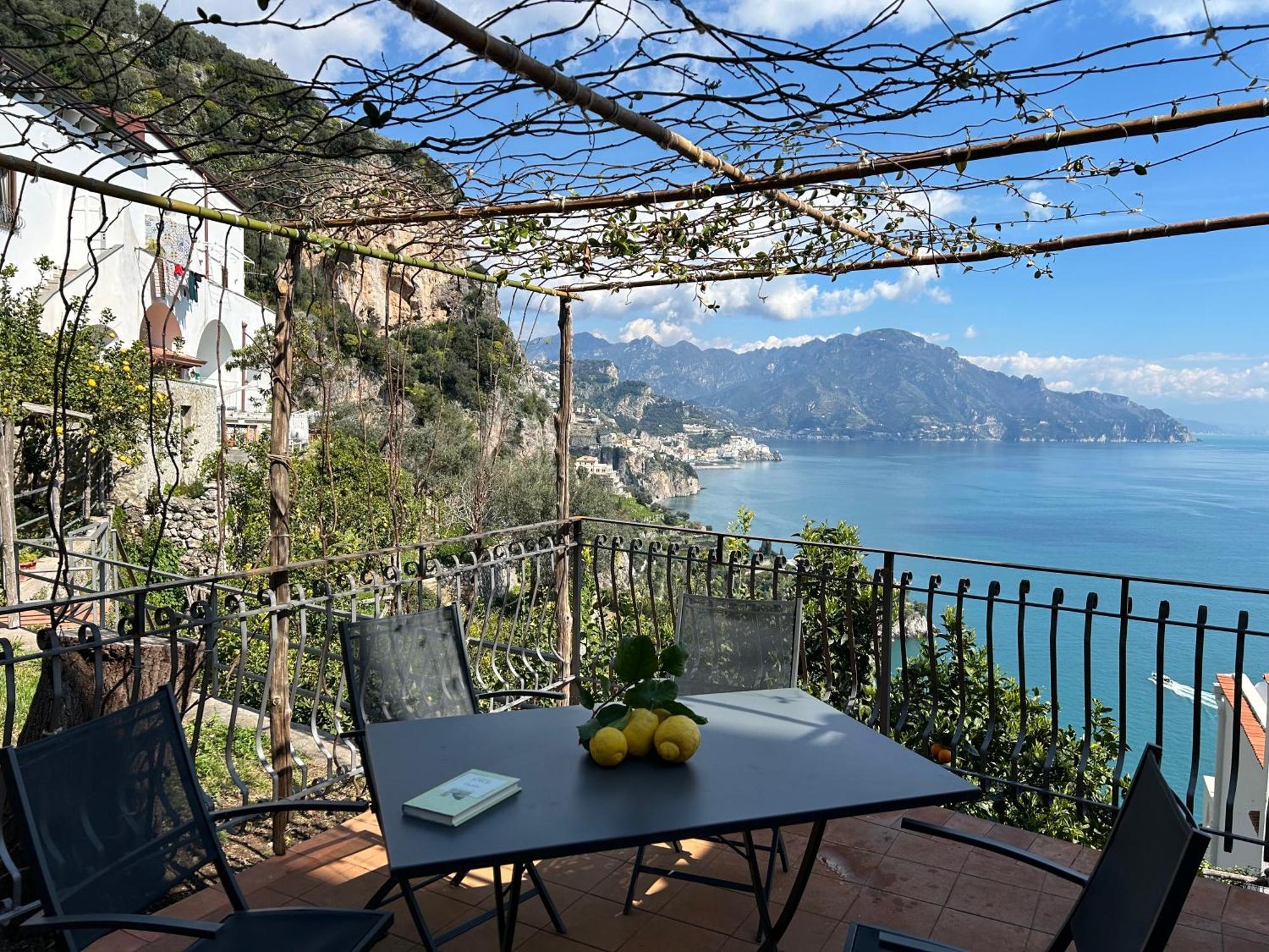 Amalfi 51 Con Vista Mare, Giardino E Terrazze Villa Conca dei Marini Luaran gambar