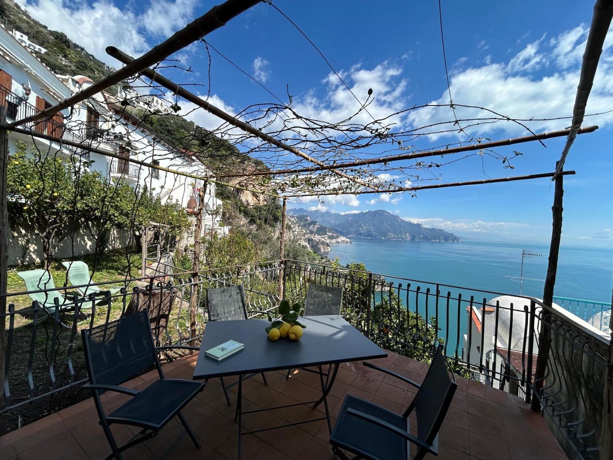 Amalfi 51 Con Vista Mare, Giardino E Terrazze Villa Conca dei Marini Luaran gambar